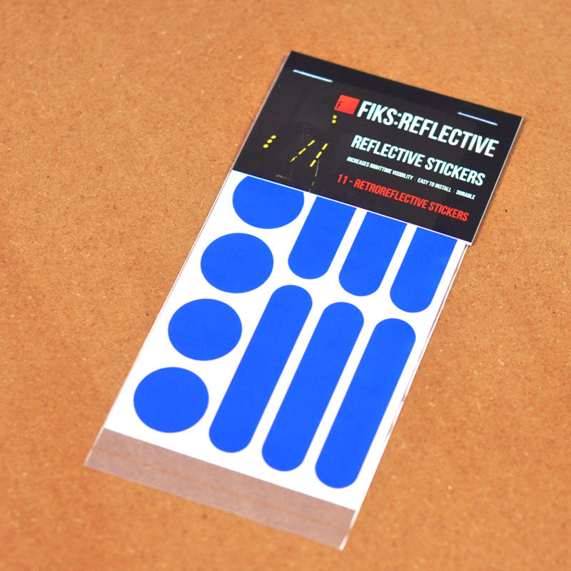 Reflective Sticker Packs for Bikes, Motorcycles, and Strollers