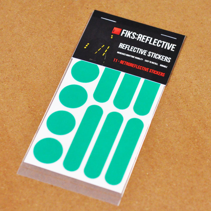 Reflective Sticker Packs for Bikes, Motorcycles, and Strollers