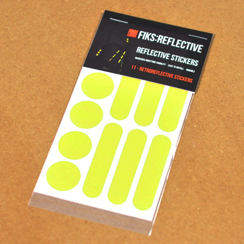 Reflective Sticker Packs for Bikes, Motorcycles, and Strollers